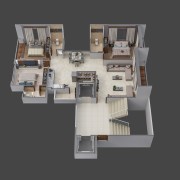 TYPICAL 3BHK FLOOR PLAN LAYOUT